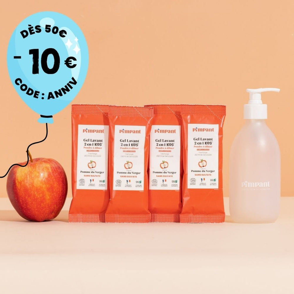 Pack Gel Lavant 2-en-1 Kids