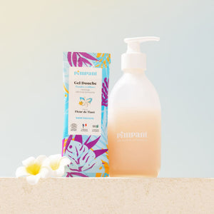 Gel douche fleur de tiaré Pimpant rechargeable en poudre à diluer