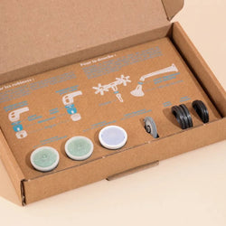 Kit pour faire des économies d'eau avec mousseurs et réducteurs de débit pour douche et robinets