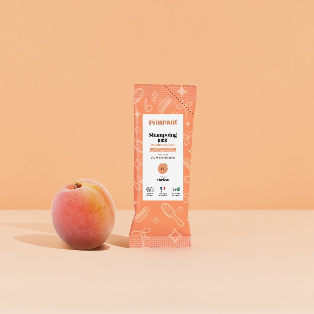 Recharge de shampoing pour enfant à l'abricot Pimpant