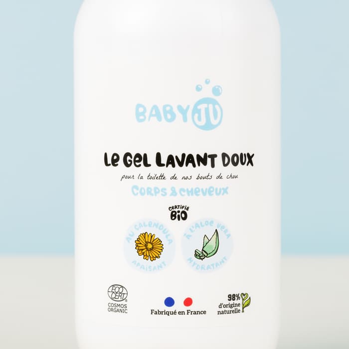 Gel lavant bébé aloe vera et calendula bio