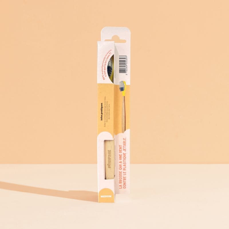 Brosse à dents à tête rechargeable (poils medium)