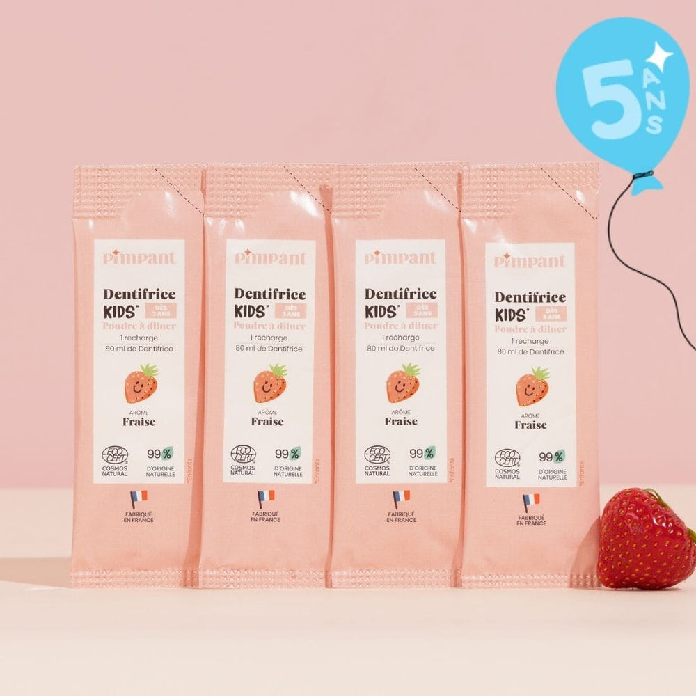 Recharges Dentifrice Kids Fraise (x4)