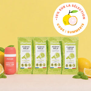 Pack Déodorant Roll-On Citron-Basilic
