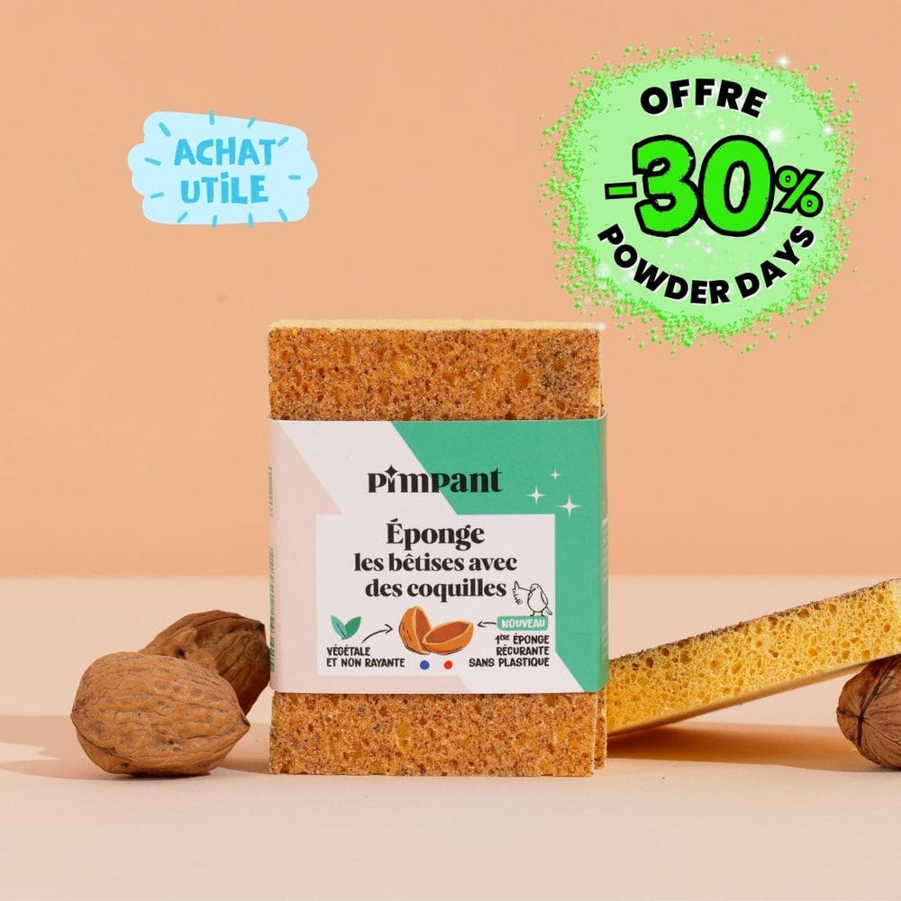 Éponge Grattante Végétale X2