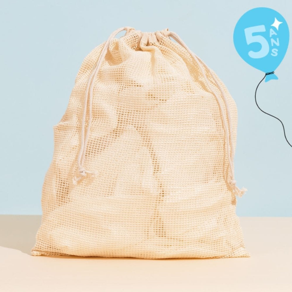 Filet de lavage en coton bio