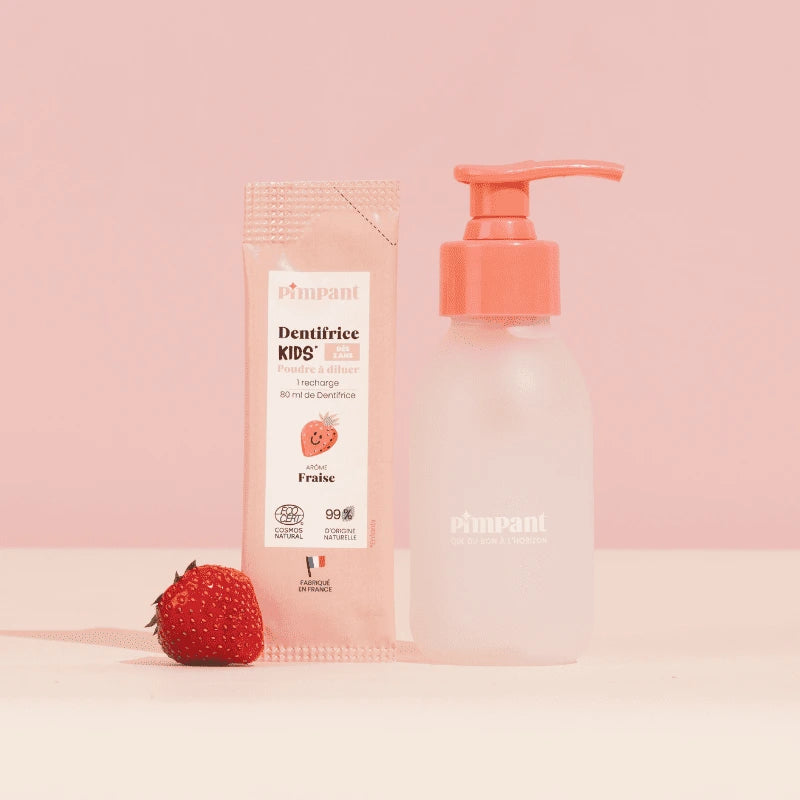 Kit Dentifrice Kids Fraise