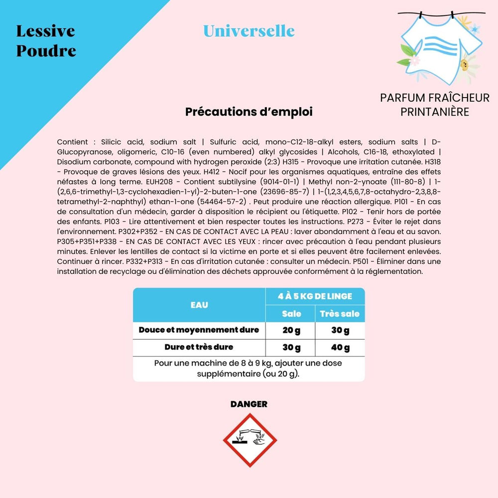 Pack Famille Lessive