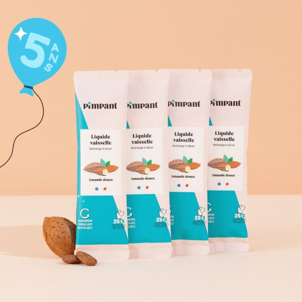 Recharges Liquide Vaisselle Amande Douce (x4)