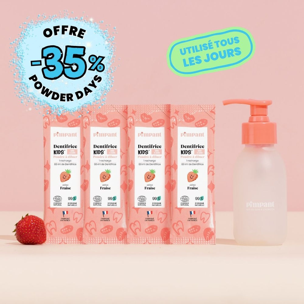Pack Dentifrice Kids Fraise
