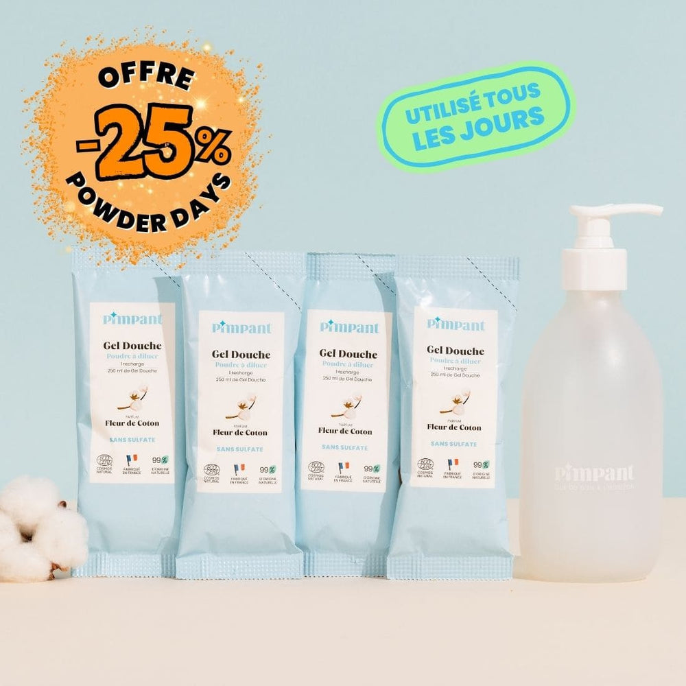Pack Gel Douche Fleur de Coton