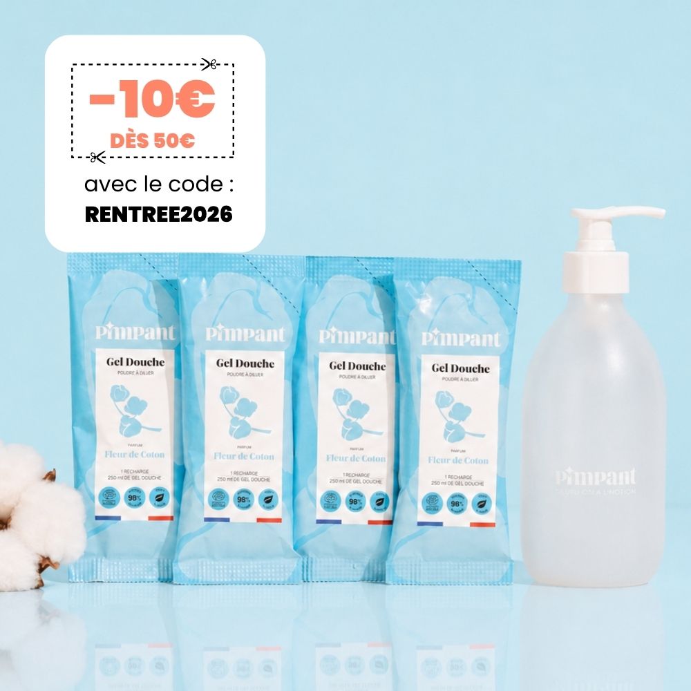 Pack Gel Douche Fleur de Coton