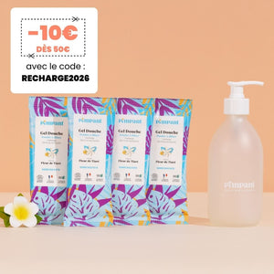 Pack Gel Douche Fleur de Tiaré