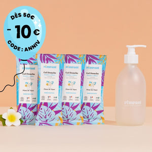 Pack Gel Douche Fleur de Tiaré