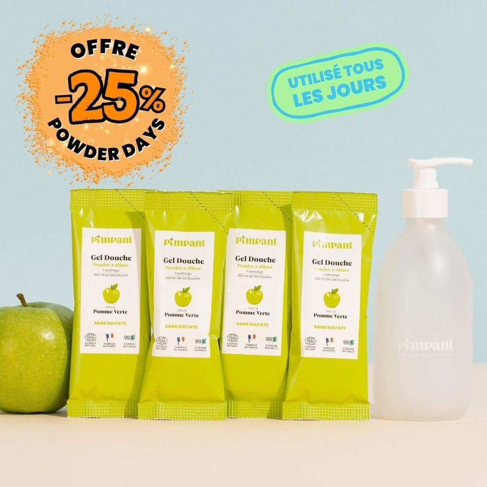 Pack Gel Douche Pomme Verte