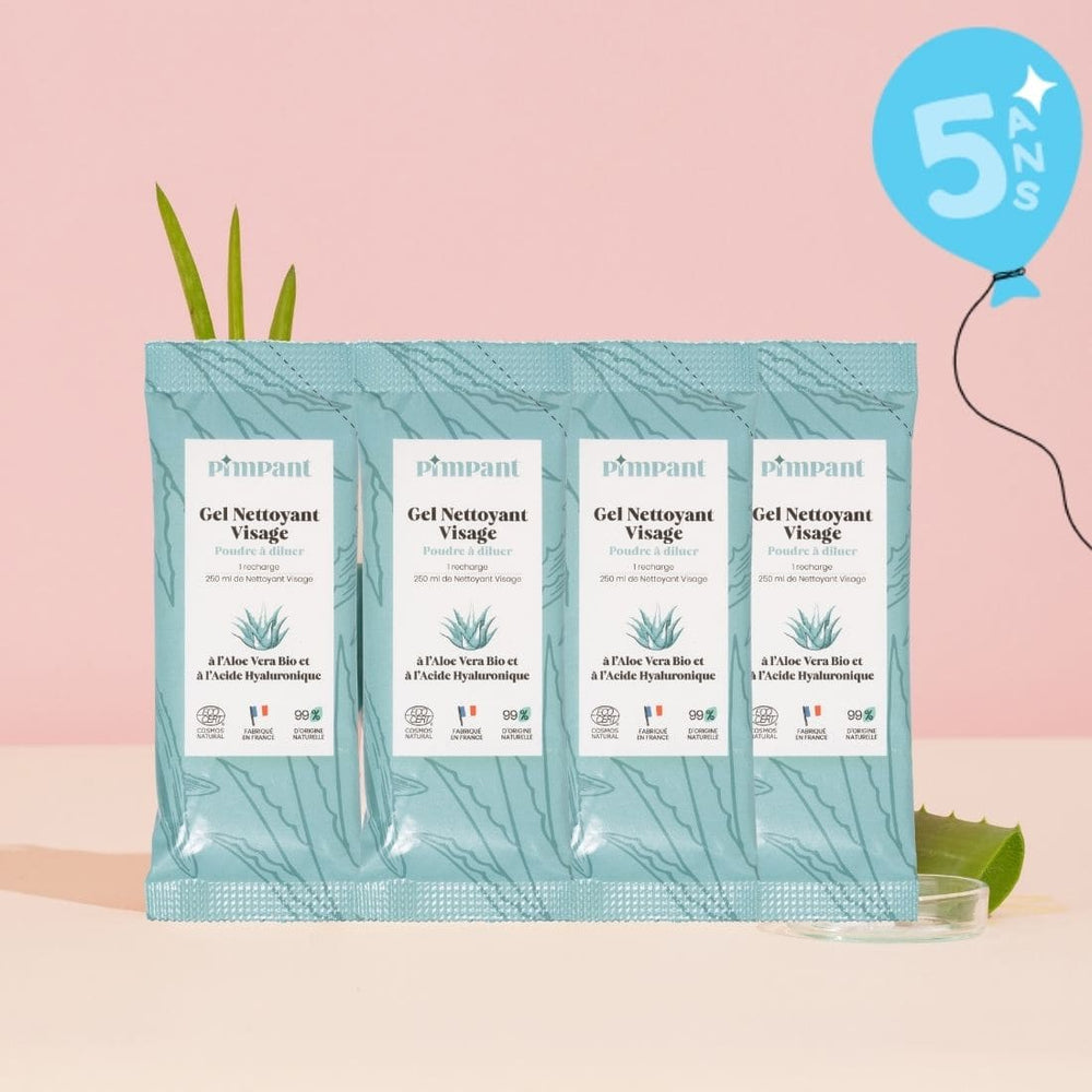 Gel Nettoyant Visage Aloe Vera (X4)