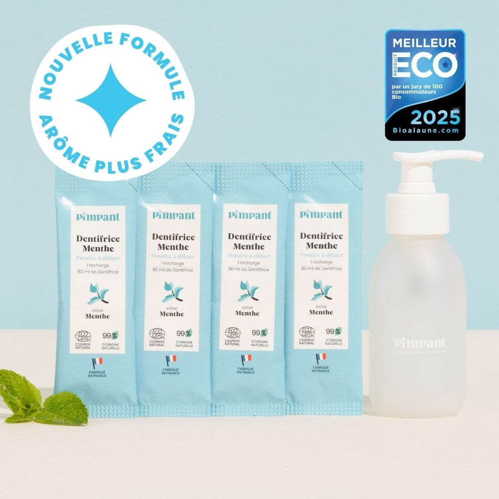 Pack Dentifrice Menthe (NOUVELLE FORMULE)