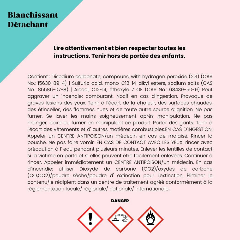 Recharge Blanchissant-Détachant