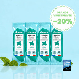 Recharges Dentifrice Menthe (x4) (NOUVELLE FORMULE)