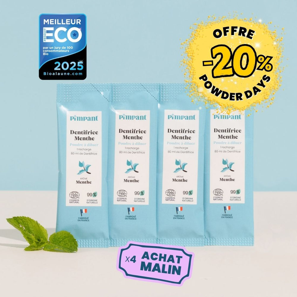 Recharges Dentifrice Menthe (x4)