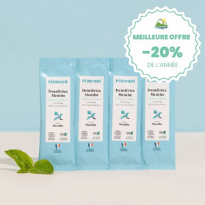 Recharges Dentifrice Menthe (x4) (NOUVELLE FORMULE)