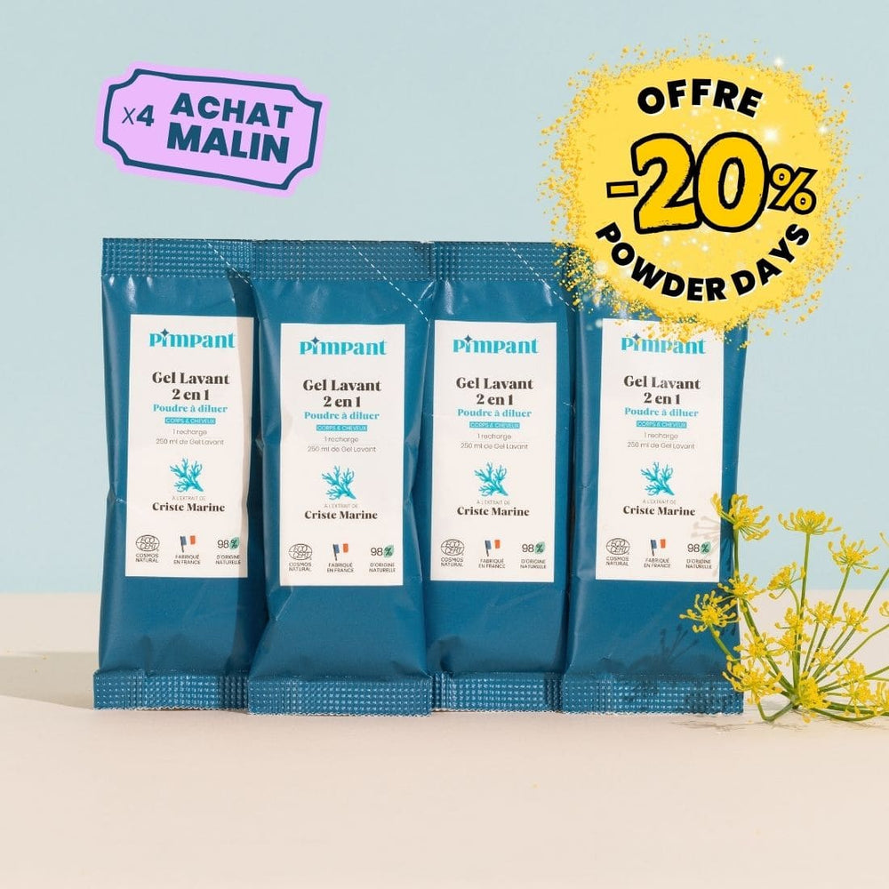 Recharges Gel Lavant 2-en-1 Corps & Cheveux (x4)