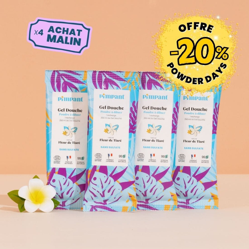 Recharges Gel Douche Fleur de Tiaré (x4)