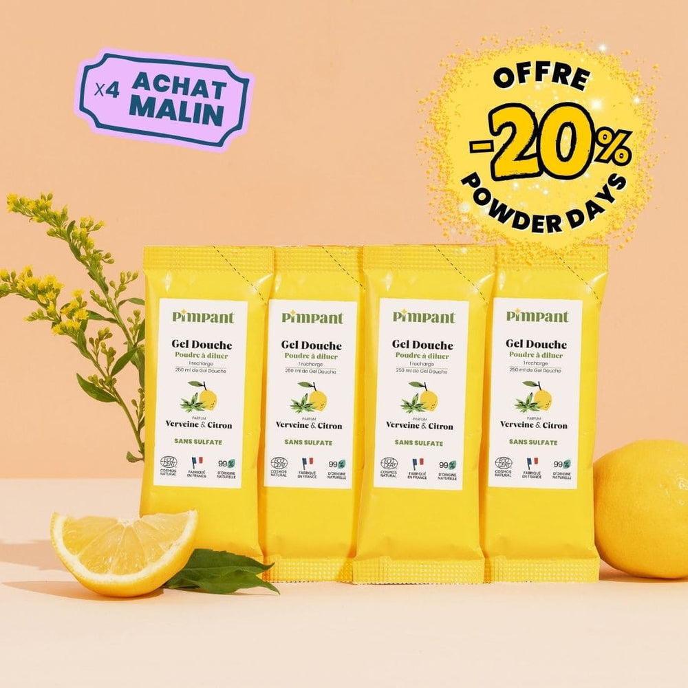 Recharges Gel Douche Verveine Citron (x4)