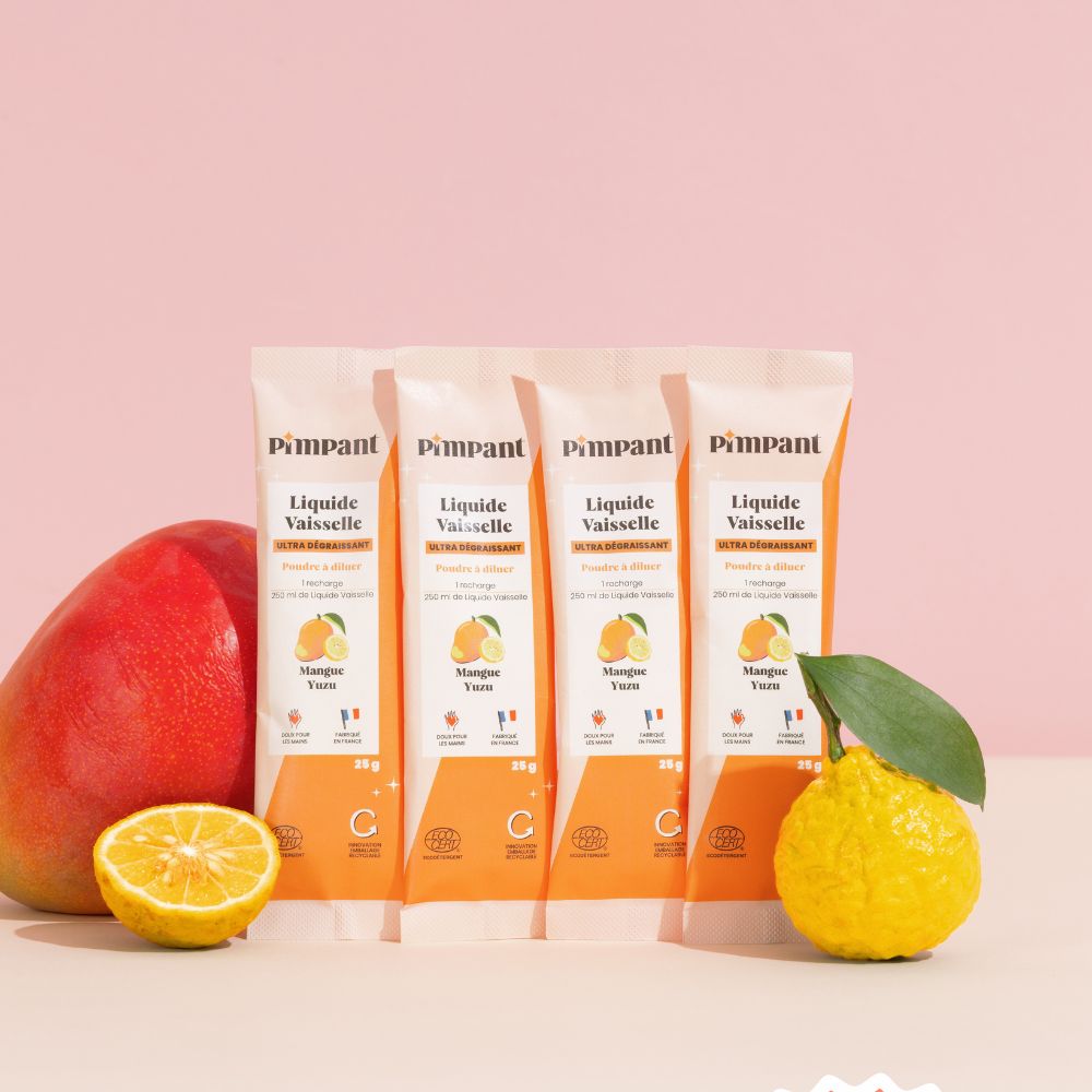 Recharges Liquide Vaisselle Mangue Yuzu (x4)