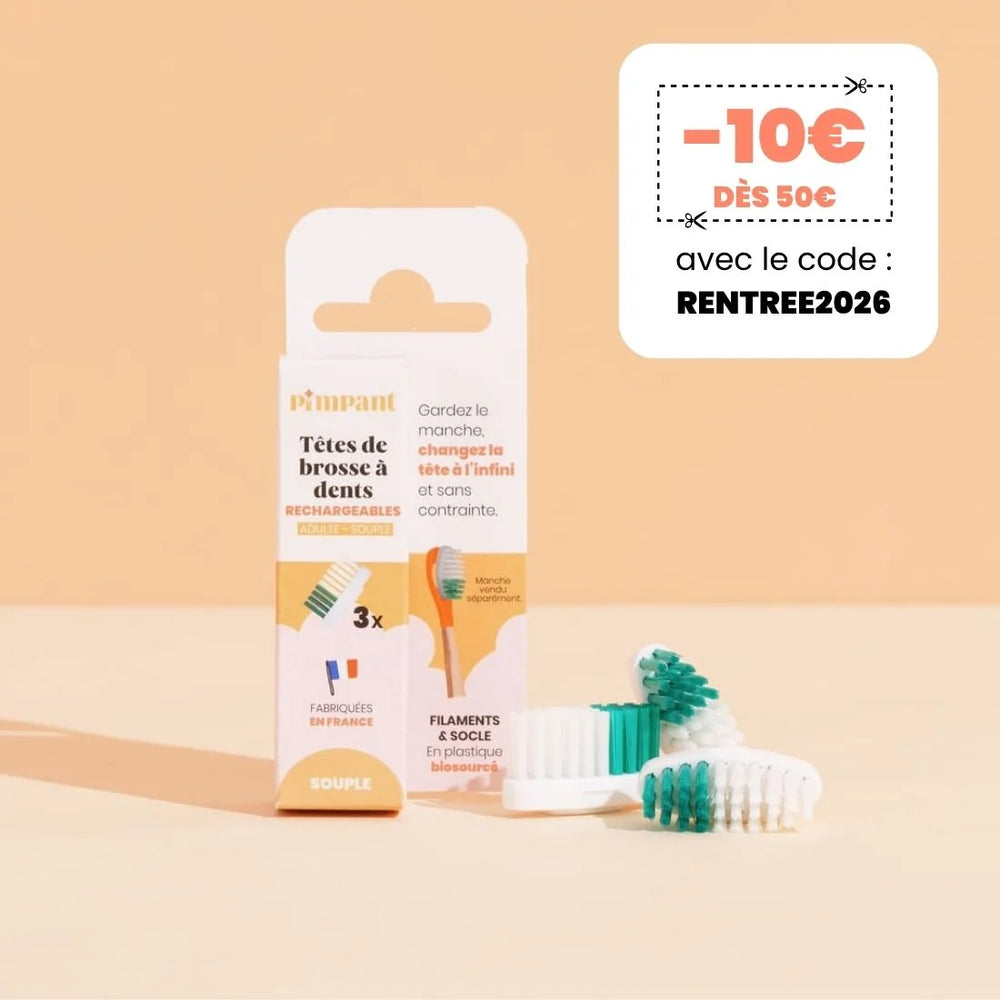 Têtes de Brosse à Dents (x3) (poils souples)