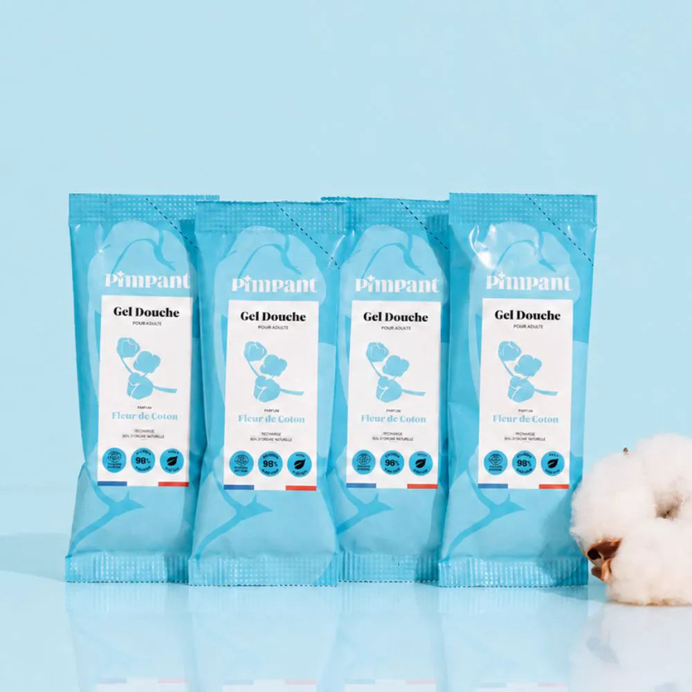 Recharges Gel Douche Fleur de Coton (x4)