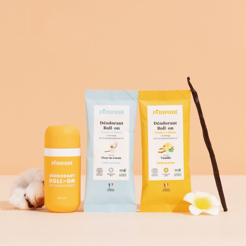 Duo déodorants rechargeables Pimpant