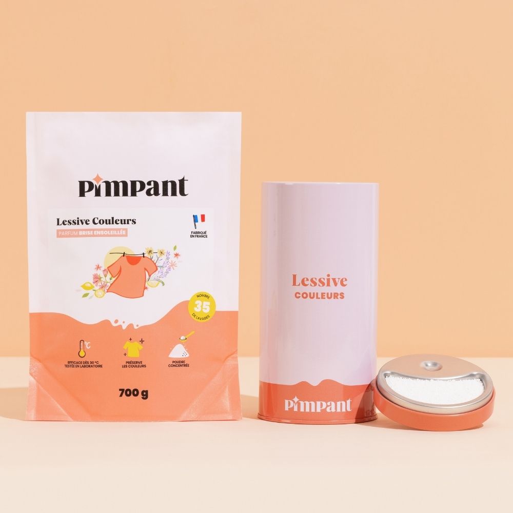 Kit Lessive Poudre Couleurs Pimpant avec doseur
