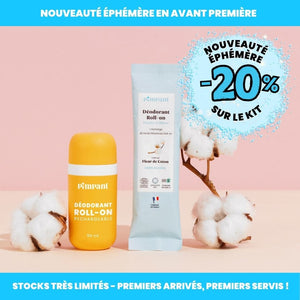 Kit Déodorant Roll-On Fleur de Coton
