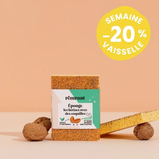 Éponge Grattante Végétale X2
