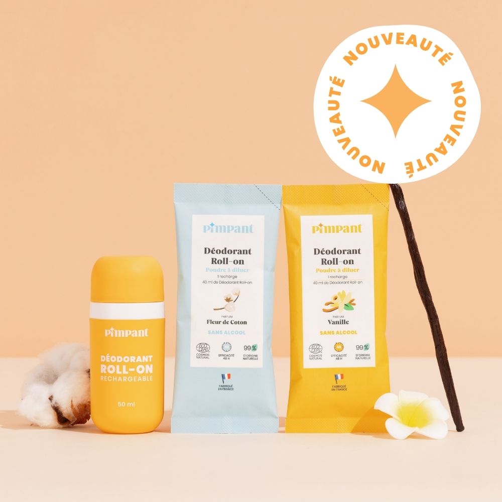 Duo déodorants rechargeables Pimpant