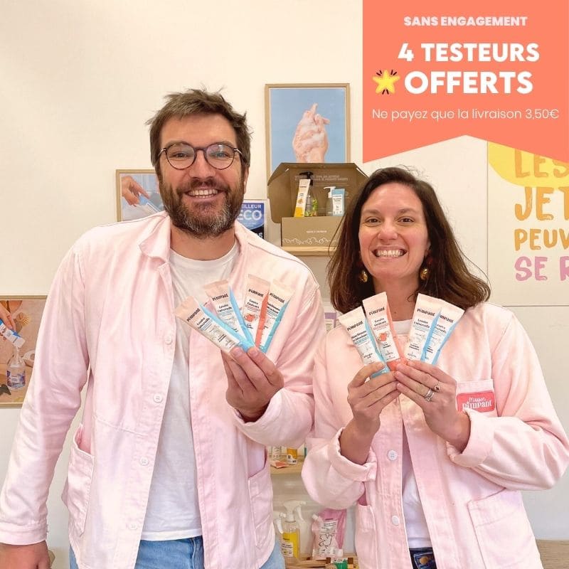 4 Testeurs Offerts de Lessive (8 doses) - Abonnement sans engagement