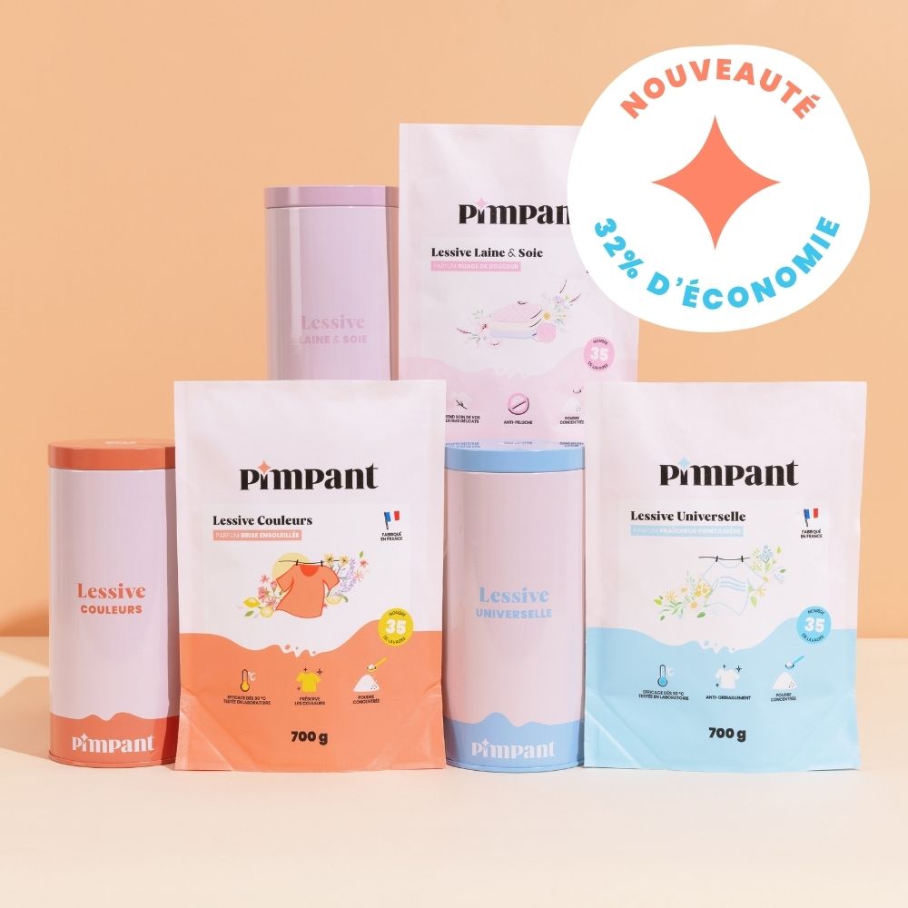 Pack Découverte Lessive Poudre - Nouvelle Génération | Pimpant