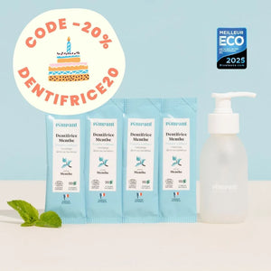 Pack Dentifrice Menthe (NOUVELLE FORMULE)