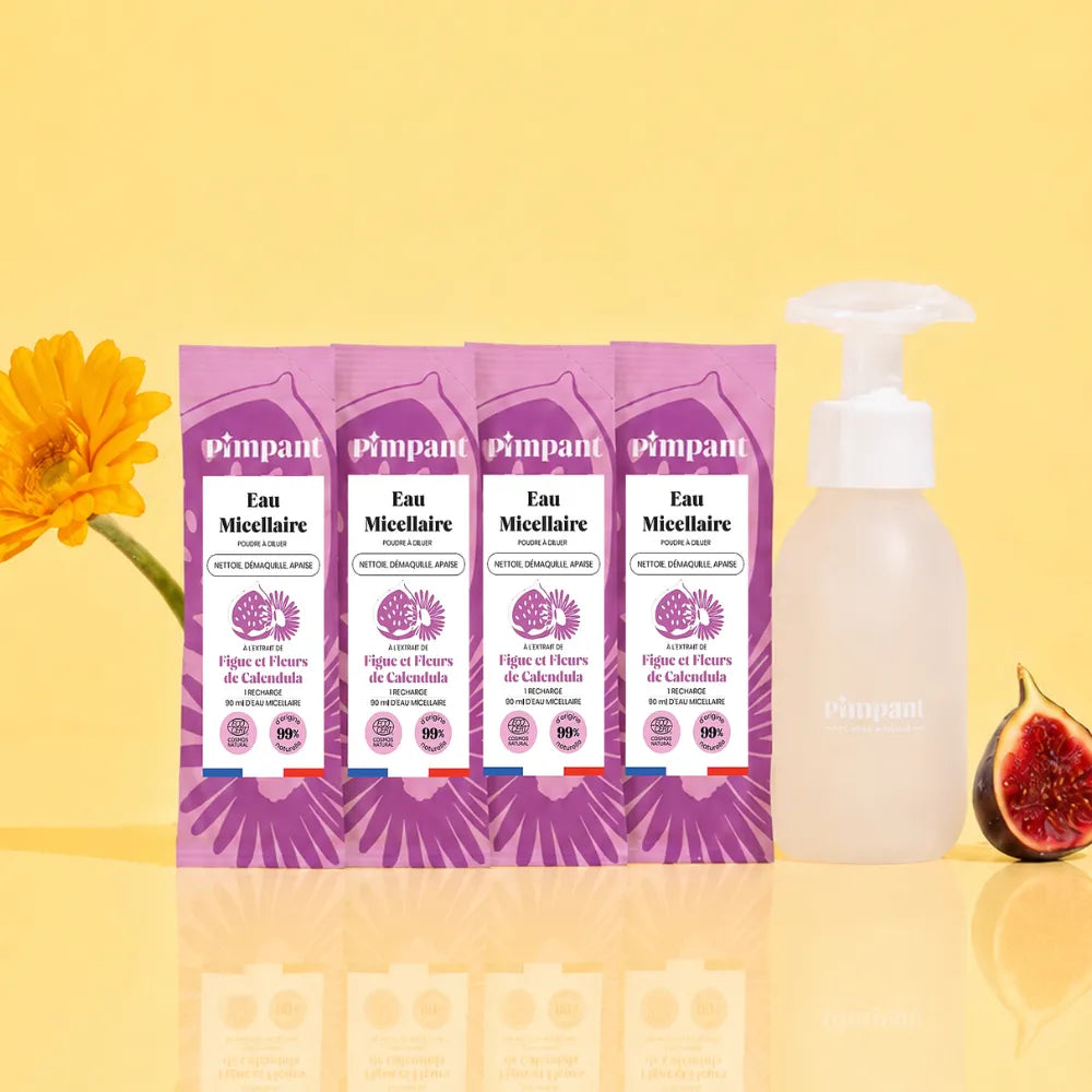 Pack eau micellaire rechargeable Pimpant