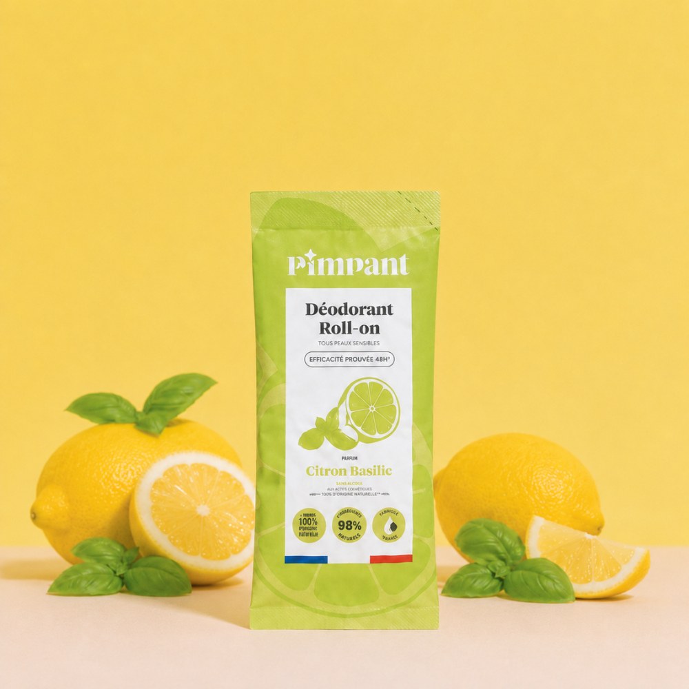 Recharge Déodorant Roll-On Citron-Basilic DP