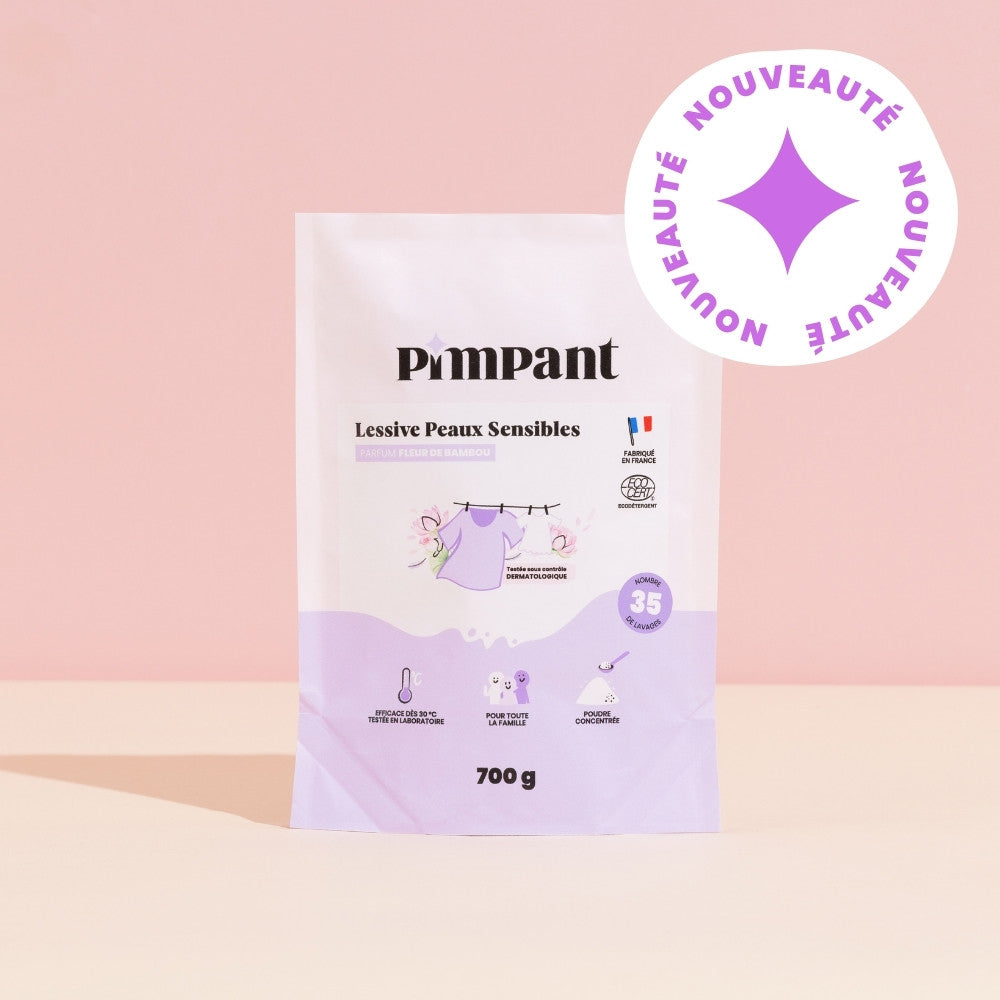 Nouvelle Recharge Lessive Peaux Sensibles Pimpant