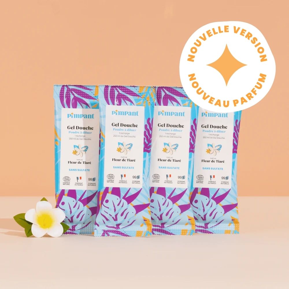 Recharges Gel Douche Fleur de Tiaré (x4)