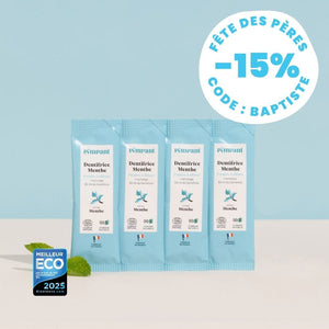 Recharges Dentifrice Menthe (x4) (NOUVELLE FORMULE)