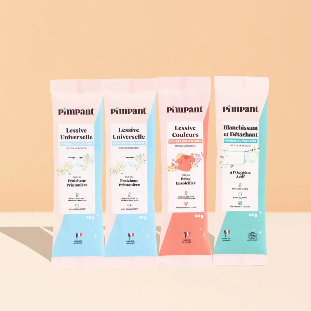 4 Testeurs de Lessive Offerts