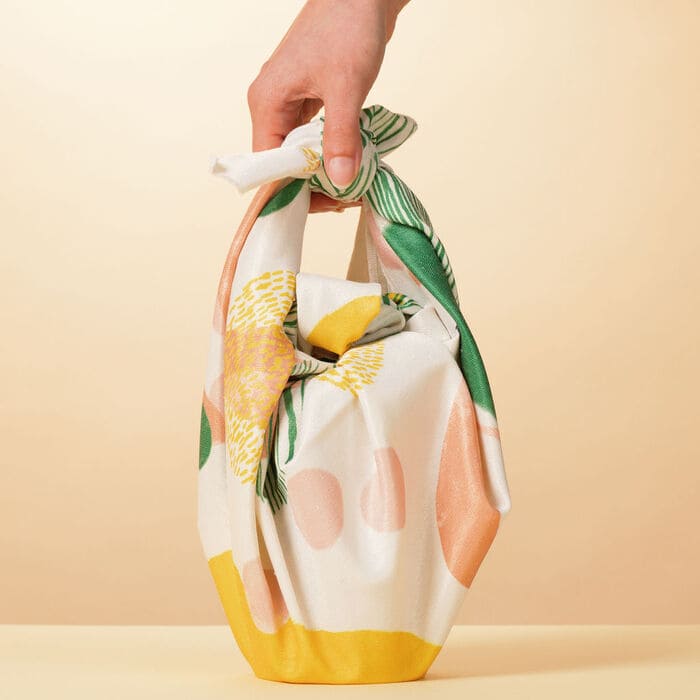 Papier cadeau écologique en tissu